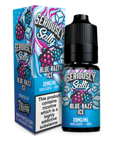 SERIOUSLY SALTY 10ML NIC SALTS BLUE RAZZ ICE (10)
